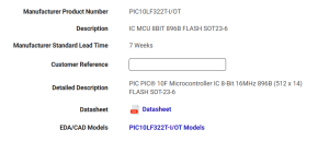 PIC10LF322T-IOT SOT-236 MICROCHIP