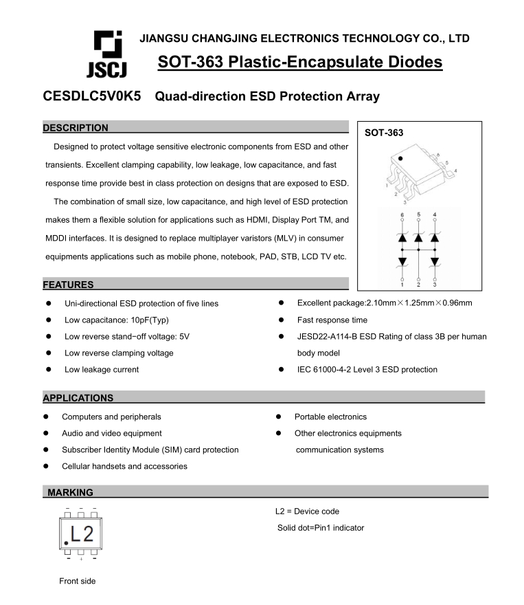 CESDLC5V0K5