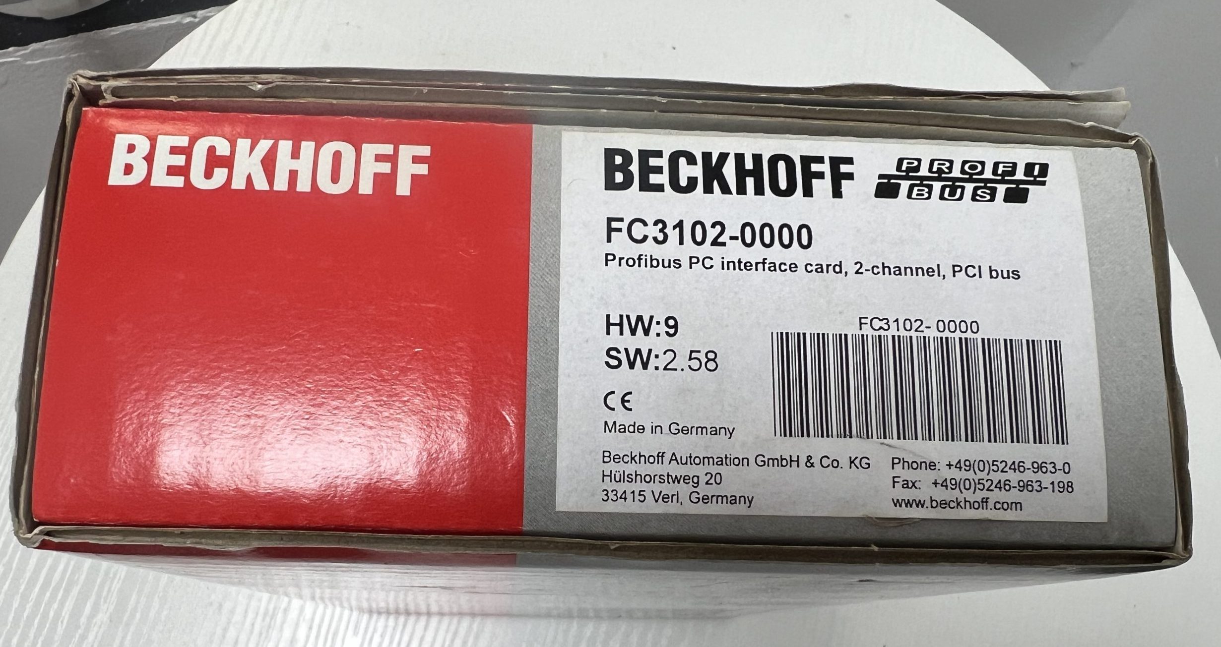 FC3102-0000 BECKHOFF