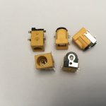 DC Jack, 6.4/2.0, DC-050, SMD, Yellow,ELC-00468