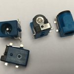 DC Jack, 6.4/2.5, DC-050, SMD, Blue